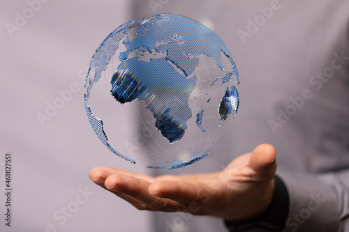 Business concept of Global network connection