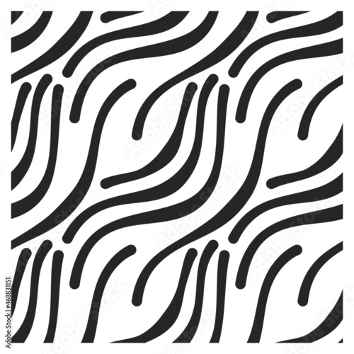 Abstract seamless pattern with waves. Zebra pattern. Figure for textiles. Design for backdrops with sea, rivers or water texture.