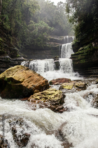 Wei Sawdong Waterfall of Meghalaya  India.