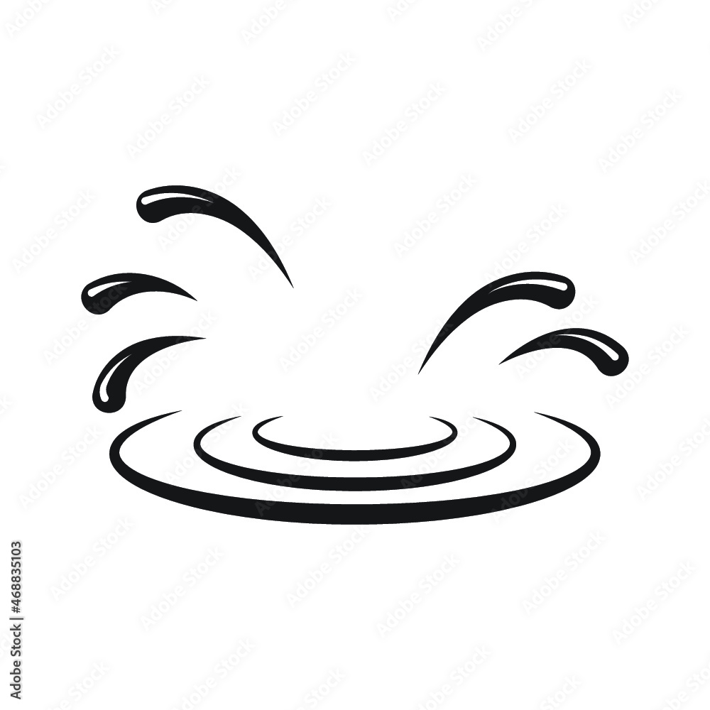 Fototapeta premium splash water icon