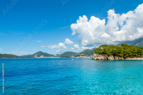 Beautiful summer landscape of the Adriatic coast in The Budva Riviera © Myroslava