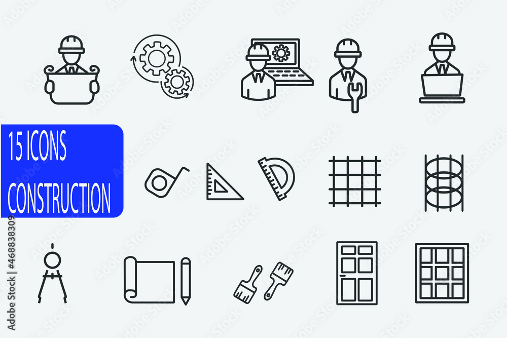 construction vector icon illustration sign construction vector icon illustration sign