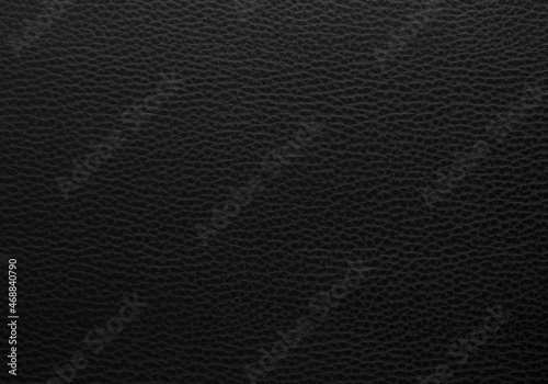 Wallpaper Mural black artificial leather with waves and folds on PVC base Torontodigital.ca