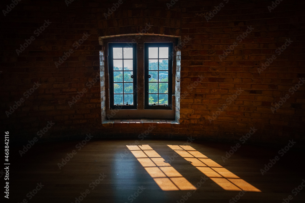 Fototapeta premium room with old window