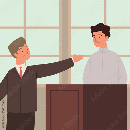 attorney asking a male witness