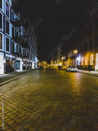 Berlin´s street at night