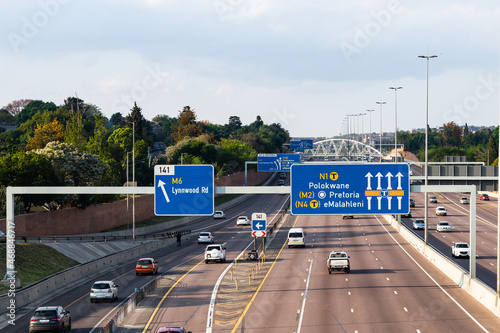 Принти на полотні N1 north freeway overhead direction signs