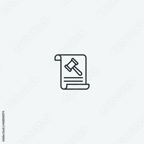 laws vector icon illustration sign 