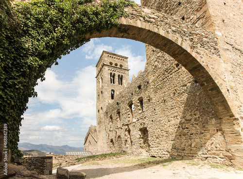Sant Pere de Rodes monastery, costa brava, catalonia spain