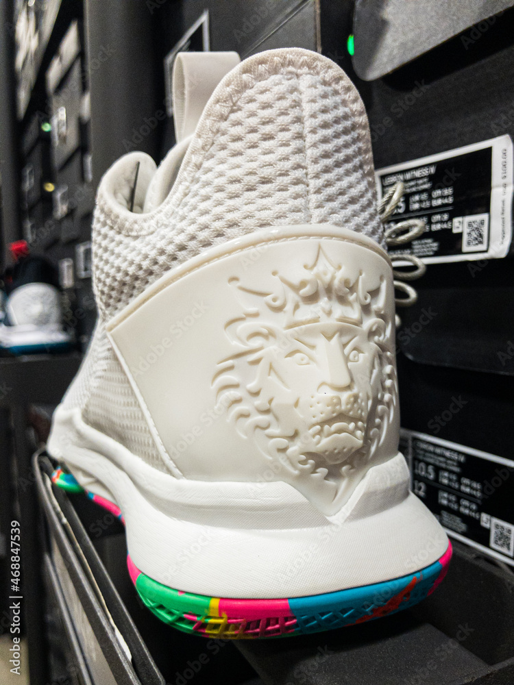 lebrons with lion on back