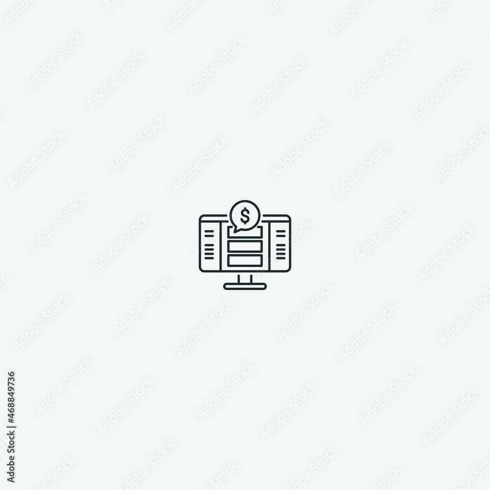 marketing vector icon illustration sign marketing vector icon illustration sign