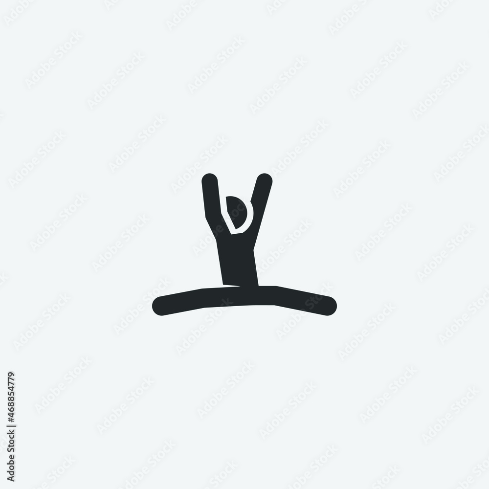 Olympics games vector icon illustration sign Olympics games vector icon illustration sign