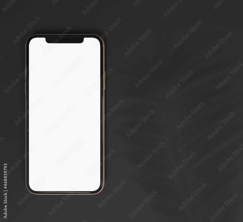 3d rendering smartphone with screen 3d rendering smartphone with screen
