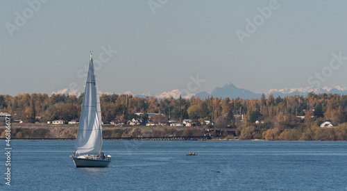 Sailing in Bellingham Bay photo