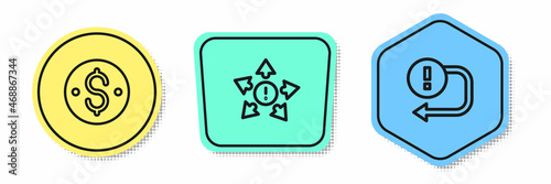 Set line Dollar symbol, Many ways directional arrow and Arrow. Colored shapes. Vector Free Download Set line Dollar symbol, Many ways directional arrow and Arrow. Colored shapes. Vector - GFXLoad
