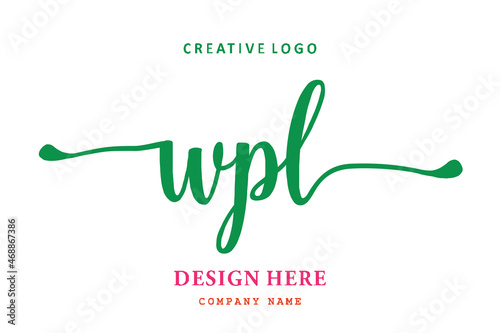 WPL lettering logo is simple, easy to understand and authoritative