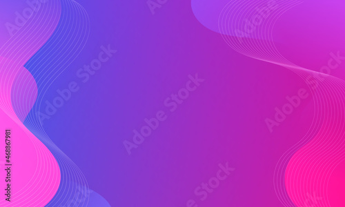 Abstract Purple waves geometric background. Modern background design. gradient color. Fluid shapes composition. Fit for presentation design. website  banners  wallpapers  brochure  posters