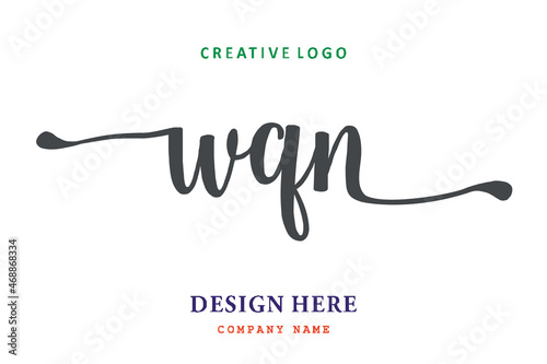 WQN lettering logo is simple, easy to understand and authoritative