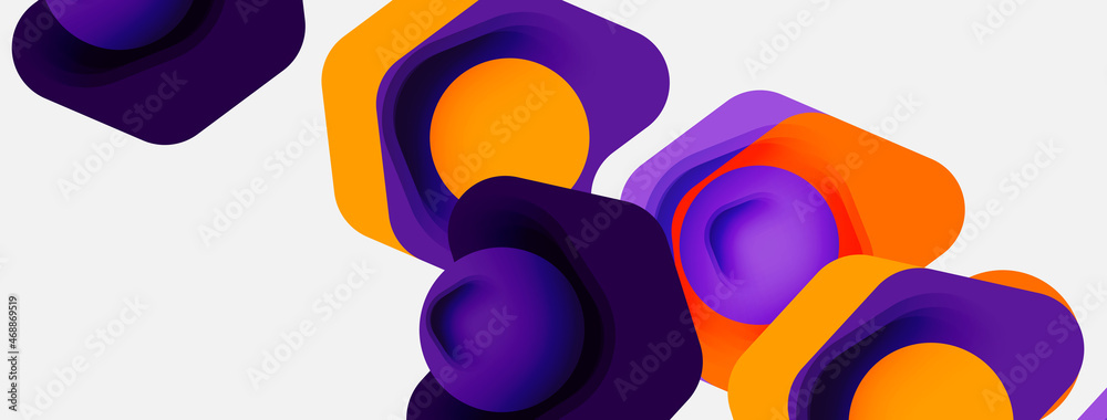 Color arrow shapes on white backdrop. Minimal geometric abstract background. Vector illustration for wallpaper banner background or landing page Color arrow shapes on white backdrop. Minimal geometric abstract background. Vector illustration for wallpaper banner background or landing page
