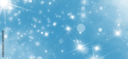 blue background with stars