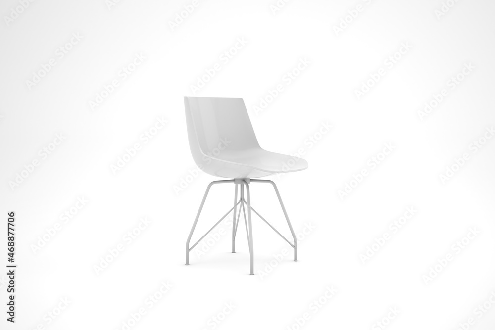 3d rendering of a chair isolated in studio background 3d rendering of a chair isolated in studio background