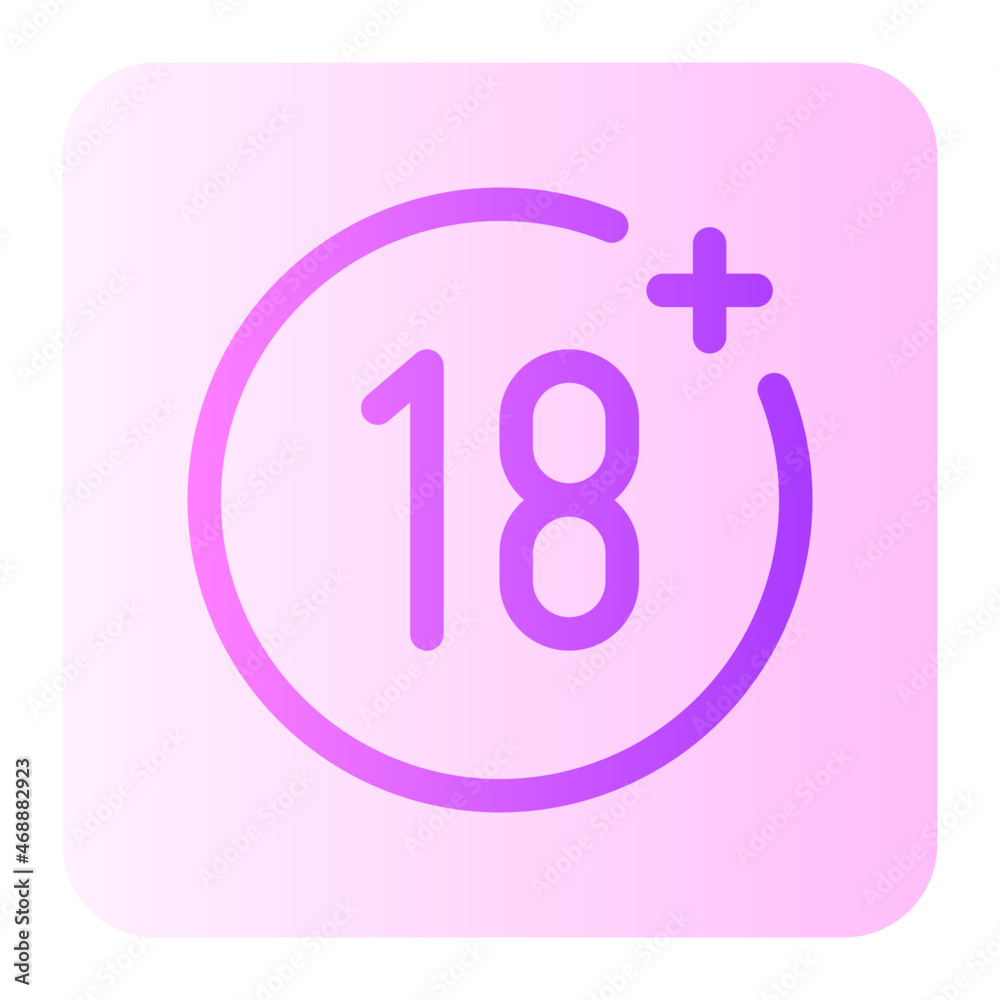 Age gradient icon Age gradient icon