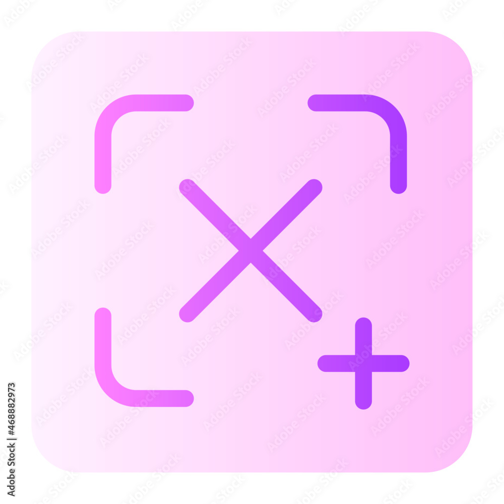 Fototapeta premium Add variable gradient icon