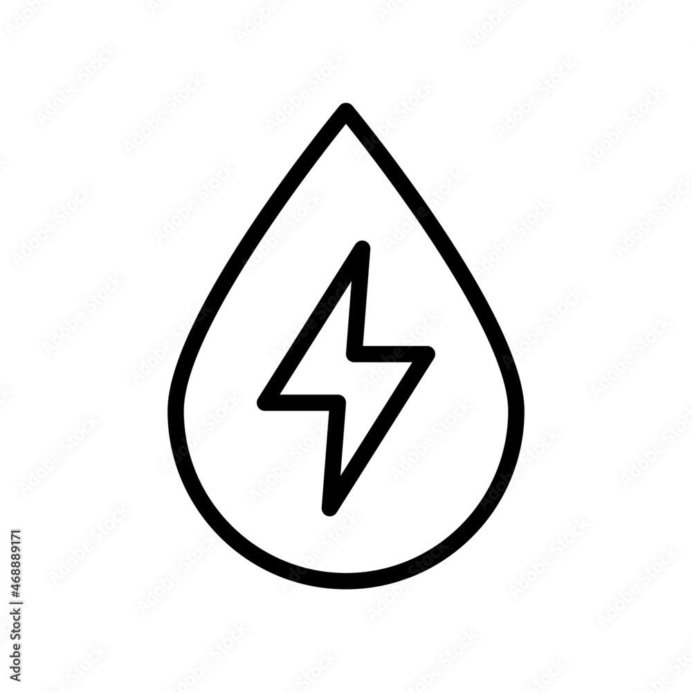 Hydro Energy Icon, Line style icon vector illustration, Suitable for website, mobile app, print, presentation, infographic and any other project. Hydro Energy Icon, Line style icon vector illustration, Suitable for website, mobile app, print, presentation, infographic and any other project.
