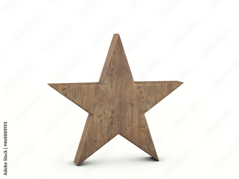 Wood star symbol Wood star symbol