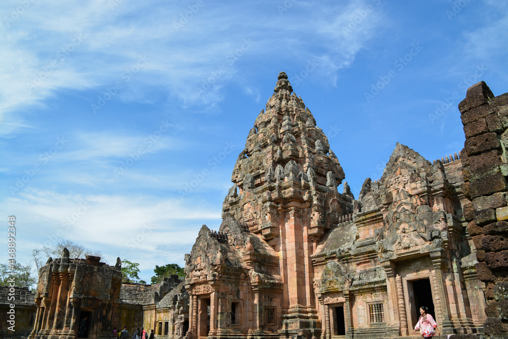 Phanom Rung historical park is old architecture at Buriram Province