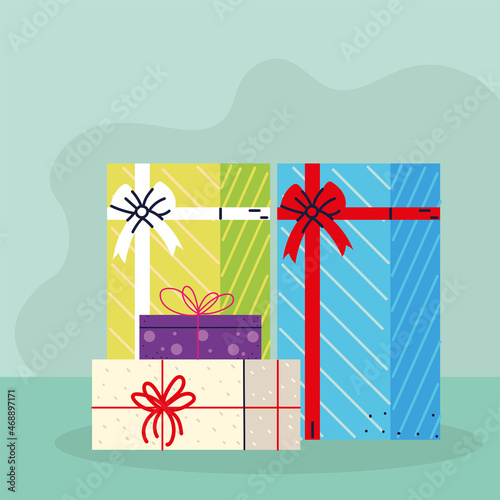 gift boxes festive