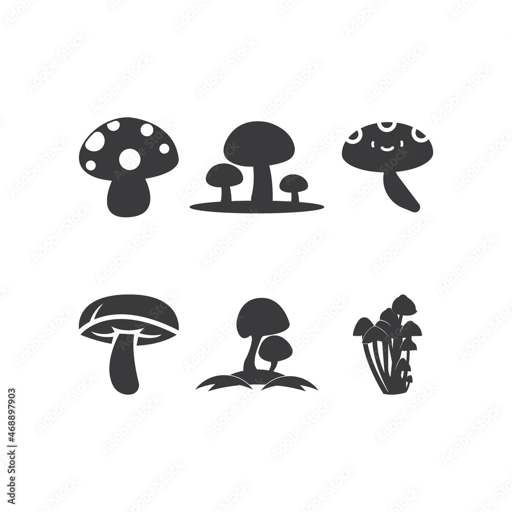 mushroom icon. mushroom icon.