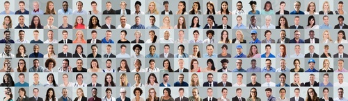 Business People Faces Collage © Andrey Popov