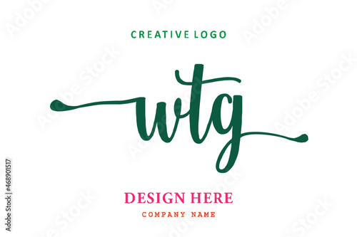 WTG lettering logo is simple, easy to understand and authoritative