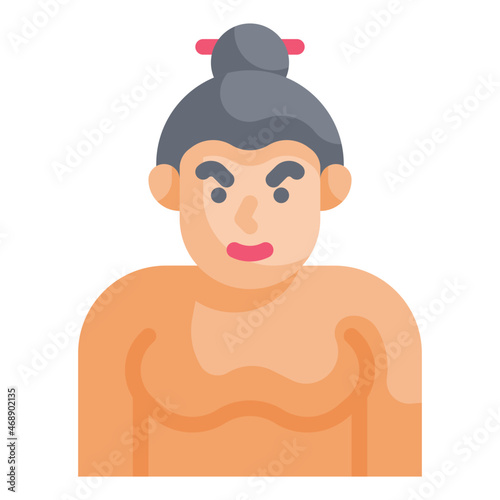 sumo flat icon