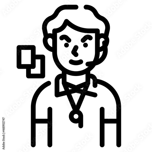 referee line icon