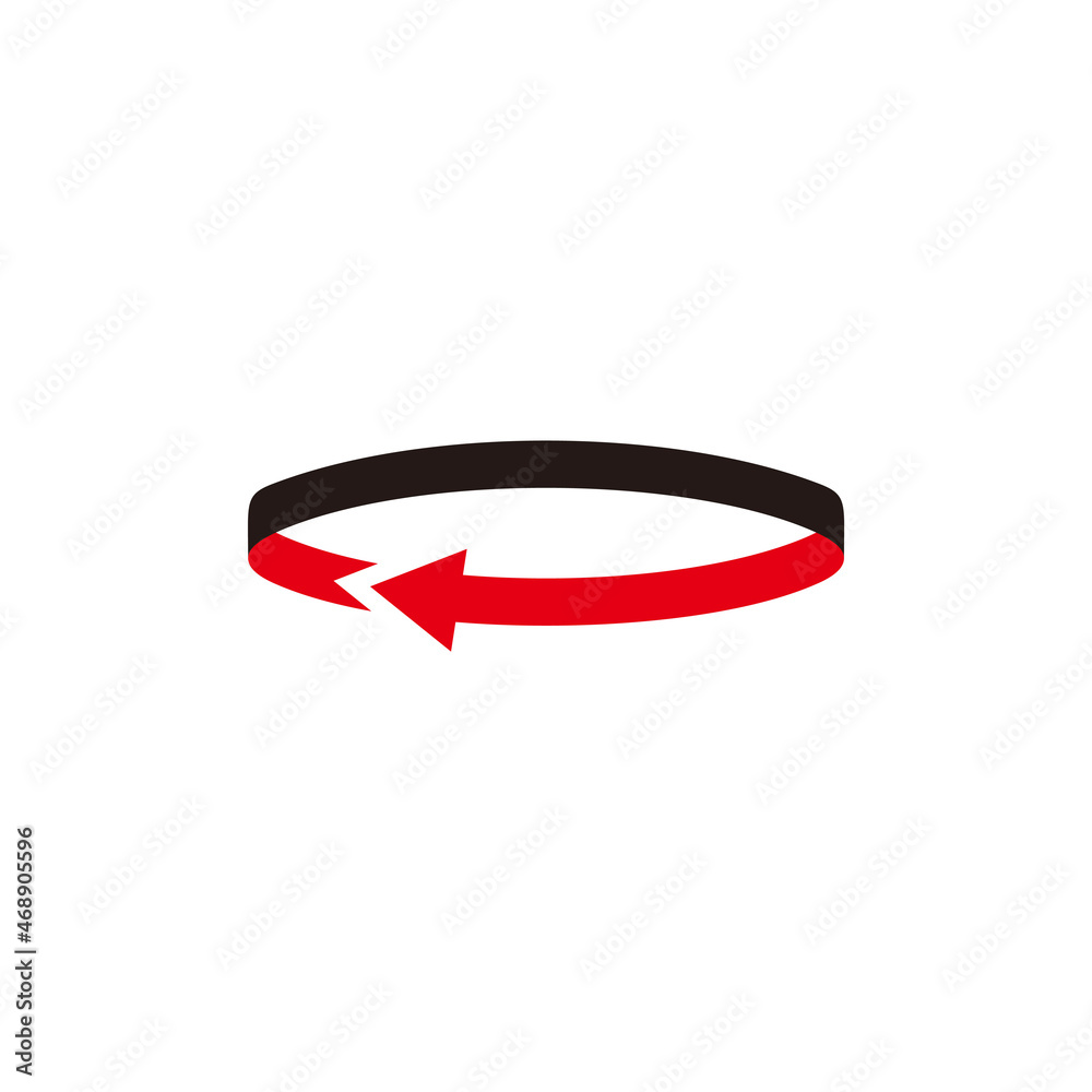 circle rotation motion arrow 3d ribbon colorful symbol vector circle rotation motion arrow 3d ribbon colorful symbol vector