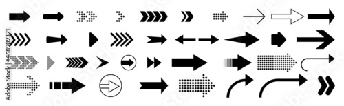 Arrow icon. Mega set of vector arrows