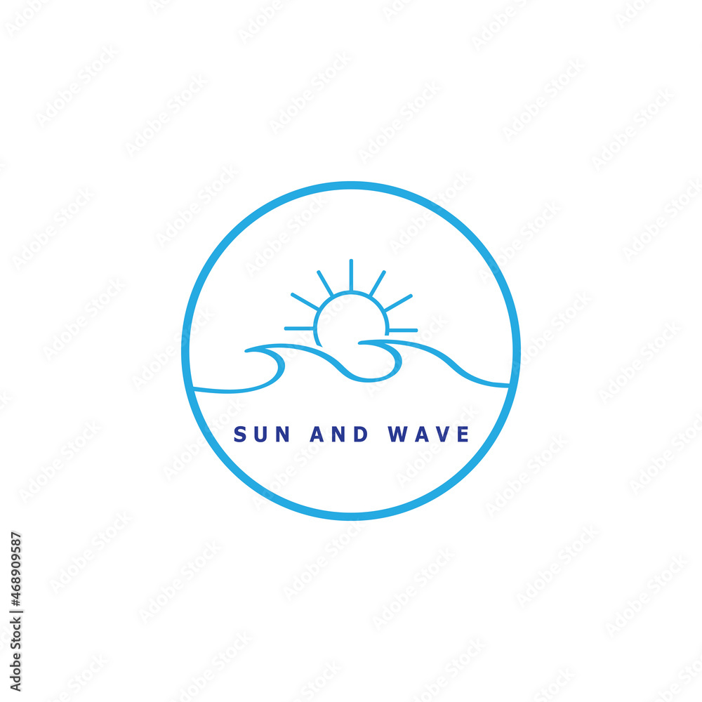 Fototapeta premium Sun Vector illustration Icon
