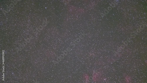 秋の夜空タイムラプス