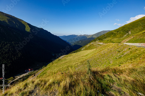 The landscape of the carpathian in Romania photo