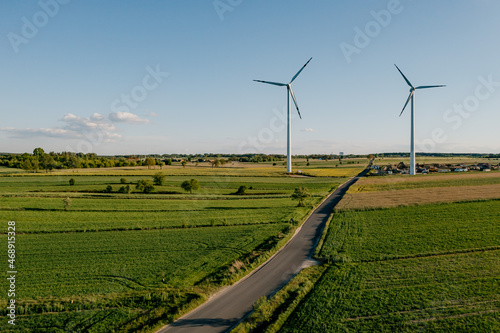 Zielona odnawialna energia - Turbiny  photo