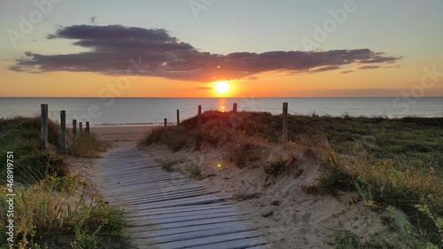Coucher de Soleil, Notre dame de mont