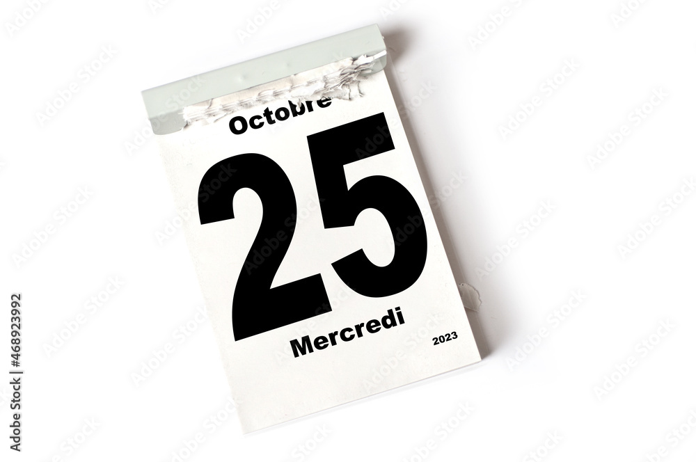  25 Octobre 2023