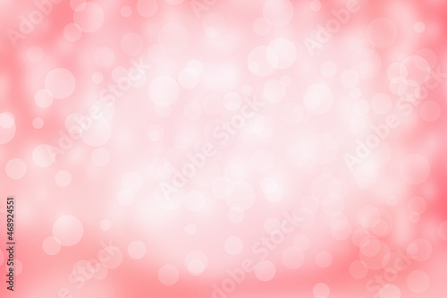 Pink Abstract Colorful Bokeh Light Background For Wedding Magic Holiday Poster Design
