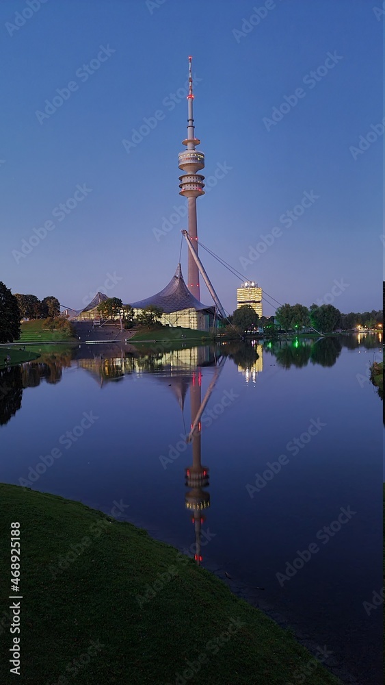 Olympia tower near Munich in Germany