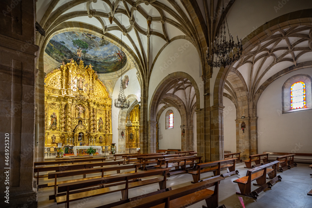 iglesia parroquial de San Sebastian  en Reinosa Cantabria España