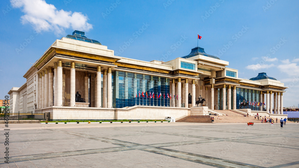 Obraz premium Government Palace in Ulaanbaatar