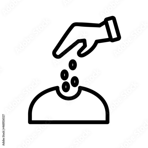 Sow Line Vector Icon Design