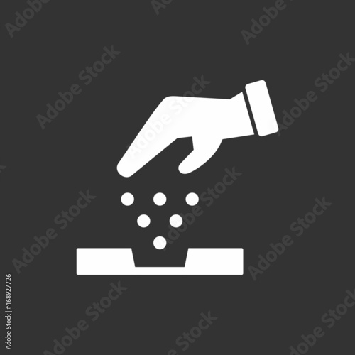  Sow Glyph Inverted Vector Icon Design